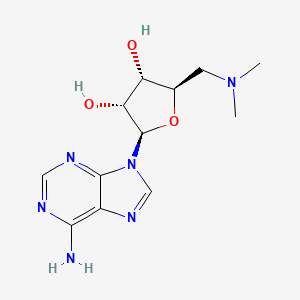 molecular formula C12H18N6O3 B10844706 5'-Deoxy-5'-(Dimethylamino)adenosine 