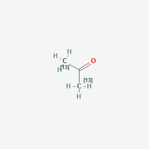 molecular formula C3H6O B108455 Acetone-1,3-13C2 CAS No. 7217-25-6