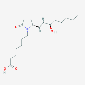 molecular formula C19H33NO4 B10845805 8-aza-11-deoxyprostaglandin E1 