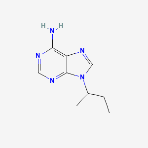 molecular formula C9H13N5 B10846032 9-(sec-Butyl)-9H-adenine 