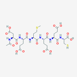 molecular formula C29H44N6O16S2 B10846190 Ac-DEMEEC-OH 