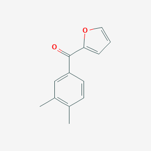 molecular formula C13H12O2 B108462 (3,4-Dimethylphenyl)(furan-2-yl)methanone CAS No. 15817-47-7