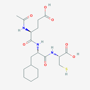 molecular formula C19H31N3O7S B10846334 Ac-Glu-Cha-Cys 