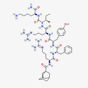 molecular formula C53H82N14O8 B10846497 Ada-RYYRIK-NH2 