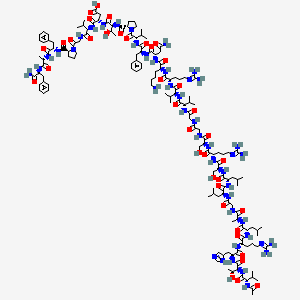 molecular formula C148H236N44O38 B10846571 Ac-VTHRLAGLLSRSGGVVRKNFVPTDVGPFAF-NH2 
