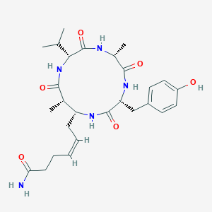 molecular formula C27H39N5O6 B10846866 Azumamide B 