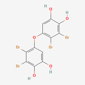 molecular formula C12H6Br4O5 B10847099 Bis(2,3-dibromo-4,5-dihydroxyphenyl)ether 
