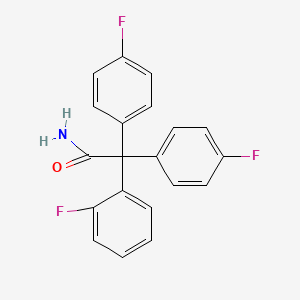 molecular formula C20H14F3NO B10847120 Bis(4-fluorophenyl)-2-fluorophenylacetamide 