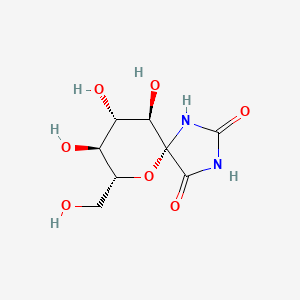 molecular formula C8H12N2O7 B10847131 beta-D-Glucopyranose spirohydantoin 