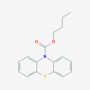 molecular formula C17H17NO2S B10847210 butyl 10H-phenothiazine-10-carboxylate 