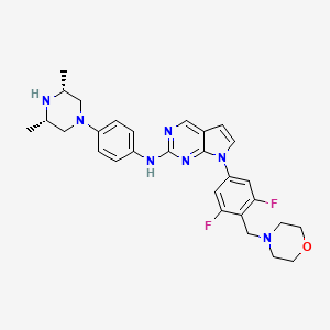 molecular formula C29H33F2N7O B10847378 BVB808 CAS No. 1414587-22-6