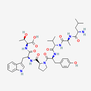 molecular formula C43H60N8O10 B10847821 Lavypwt 