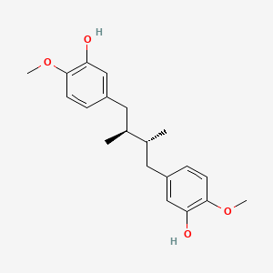 molecular formula C20H26O4 B10848339 Dimethylnordihydroguarierate acid 