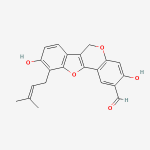 molecular formula C21H18O5 B10848494 Erythribyssin O 