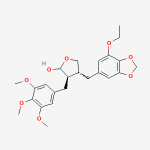 molecular formula C24H30O8 B10848517 Ethoxyclusin 
