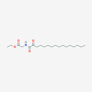 molecular formula C20H37NO4 B10848544 Ethyl 2-(2-oxohexadecanamido)acetate 