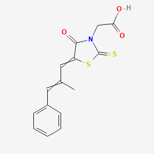 molecular formula C15H13NO3S2 B10848620 Epalrestate 