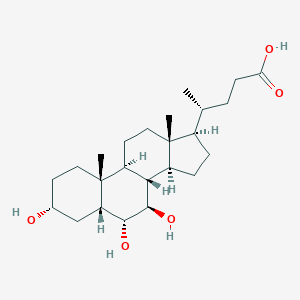 molecular formula C24H40O5 B108487 omega-Muricholic acid CAS No. 6830-03-1