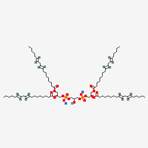 molecular formula C81H140Na2O17P2 B10848773 Cardiolipin (CL), (sodiuM or aMMoniuM salt) (bovine) 