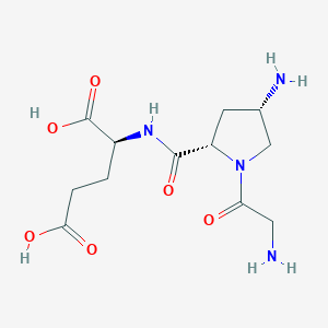 molecular formula C12H20N4O6 B10848879 Gly-Amp-Glu 