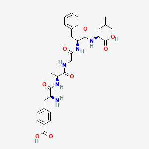 molecular formula C30H39N5O8 B10849039 H-Cxp-ala-Gly-Phe-leu-OH 