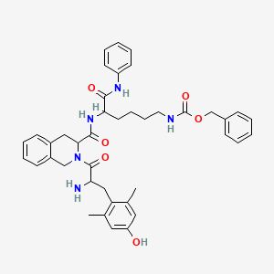 molecular formula C41H47N5O6 B10849156 H-Dmt-Tic-Lys(Z)-NH-Ph 