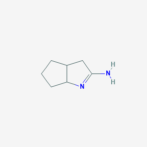 molecular formula C7H12N2 B10849177 Hexahydro-cyclopenta[b]pyrrol-(2Z)-ylideneamine 