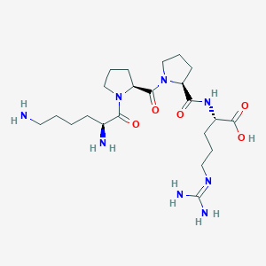 molecular formula C22H40N8O5 B10849229 H-Kppr-OH 