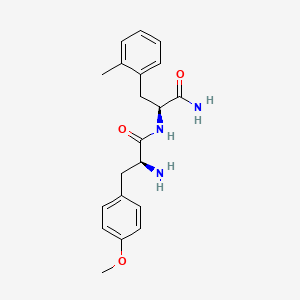 molecular formula C20H25N3O3 B10849273 H-Tyr(OMe)-Phe(2-Me)-NH2 