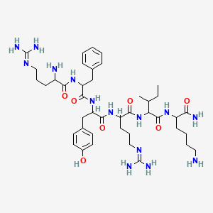 molecular formula C42H68N14O7 B10849380 H-DL-Arg-DL-Phe-DL-Tyr-DL-Arg-DL-xiIle-DL-Lys-NH2 