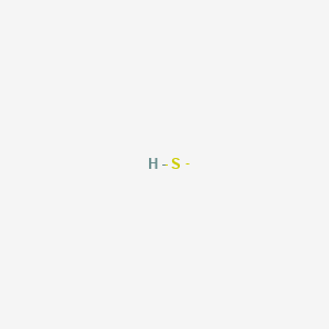 molecular formula HS- B10849385 Hydrosulfide CAS No. 14337-03-2