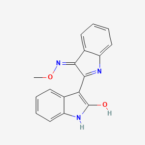 molecular formula C17H13N3O2 B10849407 Indirubin-3-methoxime 