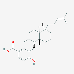 molecular formula C27H38O3 B10849482 Isojaspic acid 