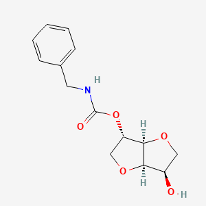 molecular formula C14H17NO5 B10849486 Isosorbide-2-benzyl carbamate 
