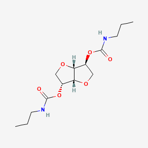 molecular formula C14H24N2O6 B10849500 Isosorbide-di-(propylcarbamate) 