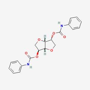 molecular formula C20H20N2O6 B10849544 Isosorbide-di-phenylcarbamate 