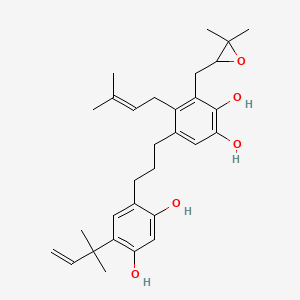 molecular formula C30H40O5 B10849782 Kazinol S 