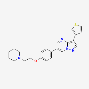 molecular formula C23H24N4OS B10850027 Pyrazolo[1,5-a]pyrimidine 4e 