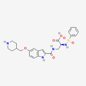 molecular formula C24H28N4O6S B10850099 KM67LW3Ggz CAS No. 190261-01-9
