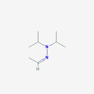 molecular formula C8H18N2 B108501 N-[(Z)-ethylideneamino]-N-propan-2-ylpropan-2-amine CAS No. 67660-50-8