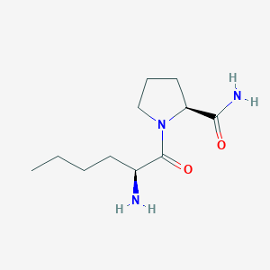 molecular formula C11H21N3O2 B10850158 L-norleucyl-L-prolinamide 