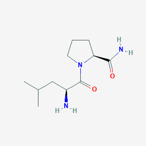 molecular formula C11H21N3O2 B10850183 L-leucyl-L-prolinamide 