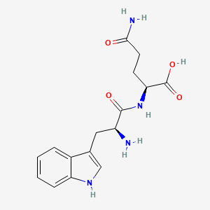 molecular formula C16H20N4O4 B10850193 Tryptophanyl-glutamine 