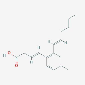 molecular formula C17H22O2 B10850198 Lorneic acid A 