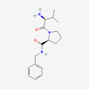 molecular formula C17H25N3O2 B10850207 L-valyl-L-proline benzylamide 