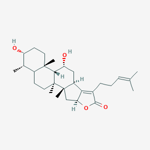 molecular formula C₂₉H₄₄O₄ B108503 16-Deacetylfusidic Acid gamma-Lactone CAS No. 4701-54-6