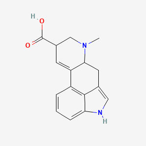 molecular formula C16H16N2O2 B10850351 (+)-Lysergic acid CAS No. 855612-60-1