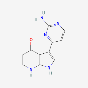 molecular formula C11H9N5O B10850364 Meriolin 2 CAS No. 954143-47-6