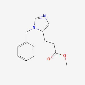 molecular formula C14H16N2O2 B10850441 Methyl 3-(1-Benzyl-1H-imidazol-5-yl)-propanoate 