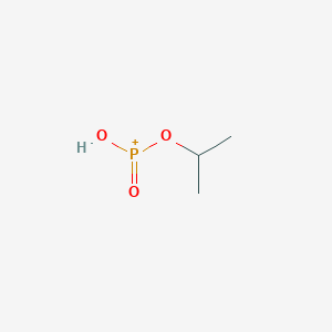 molecular formula C3H8O3P+ B10850516 Monoisopropyl ester phosphonic acid group 